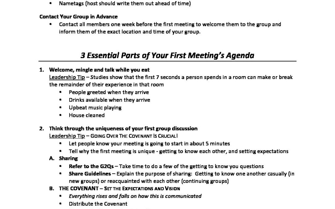 G2-MakingTheFirstMeetingGreat
