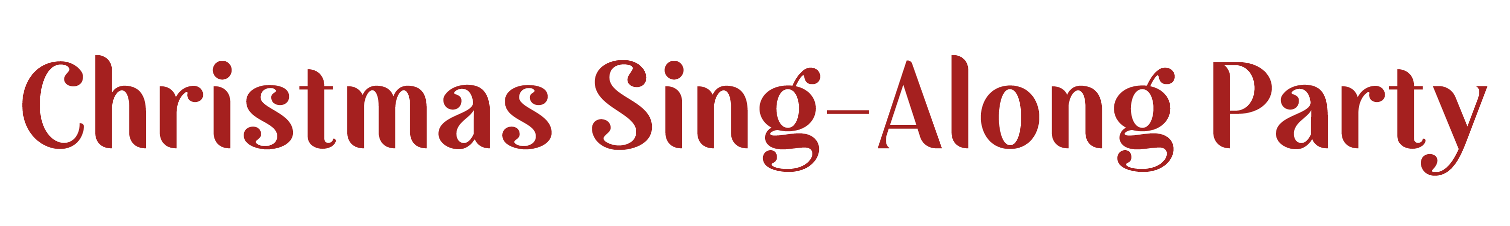 Sing Along Header