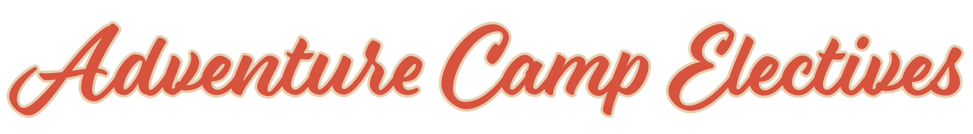adventure camp electives text